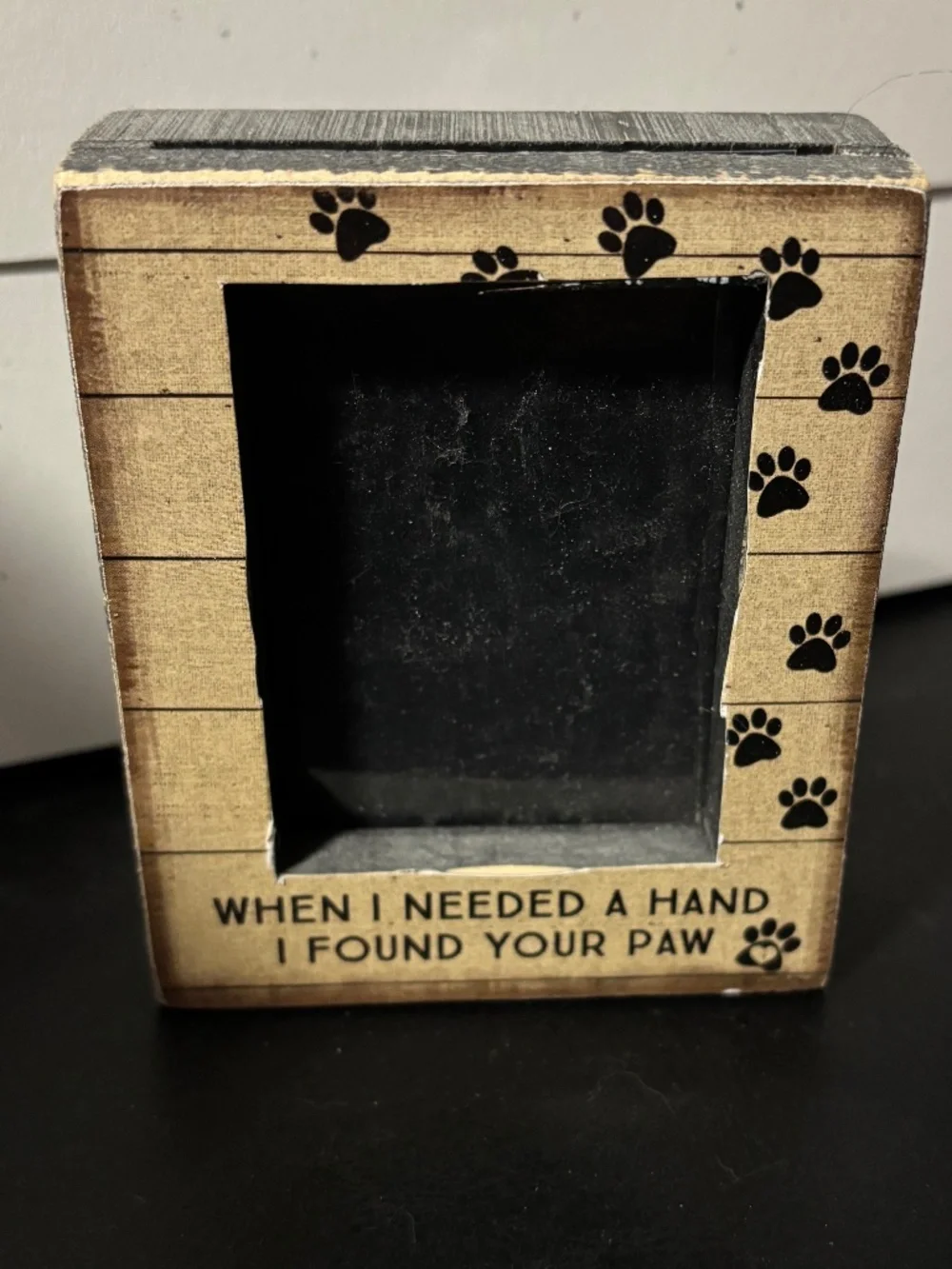 Pet Mini Photo Wooden Block Frame